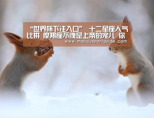 “世界杯下注入口”
十二星座人气比拼 摩羯座不愧是上帝的宠儿 你在第几位?(图1) 2026世界杯投注平台